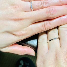 【ラザール ダイヤモンド(LAZARE DIAMOND)の口コミ】 理想に合うデザインと、それを見つけるまで沢山の指輪を試させていただい…