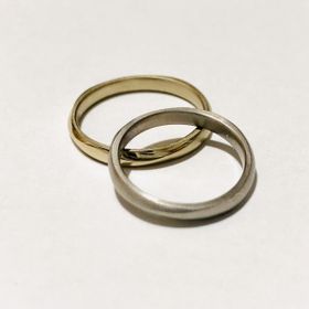 【mina.jewelry(ミナジュエリー)の口コミ】 リングの形、材質、仕上げ方法など、一から要望に応えてくれる対応に惹か…