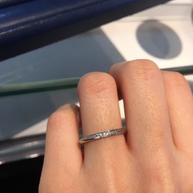 【銀座ダイヤモンドシライシの口コミ】 相手からも自分からもダイヤモンドが見え、相手から見ても自分から見ても…