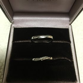 【アイプリモ(I-PRIMO)の口コミ】 2人ともこの指輪がいい！と一目惚れでした。
二つの星の位置から時を測る…