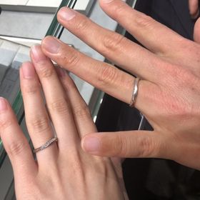 【アイプリモ(I-PRIMO)の口コミ】 デザイン、太さ、つけ心地が好みでした。ダイヤがはっきりわかるが主張し…