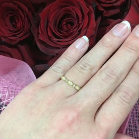 【PAVEO CHOCOLAT(パヴェオショコラ)の口コミ】 もともと婚約指輪っぽい指輪が苦手で、タンスの肥やしになるのが嫌な私は…