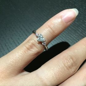 【ジュエリークラフトYAMAJIの口コミ】 主人がサプライズで購入してくれたのですが、ハートのダイヤをあしらって…