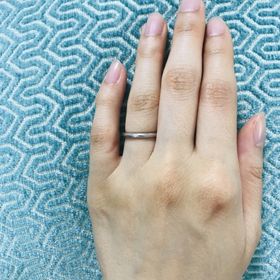 【CAFERING(カフェリング)の口コミ】 普段身につける指輪なので、シンプルなデザインで探していました。左利き…