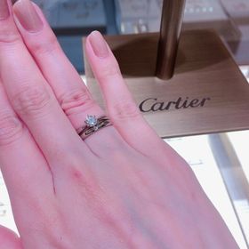 【カルティエ(Cartier)の口コミ】 結婚指輪は毎日使用するものなので、ブランド名も大切に選びました。スタ…