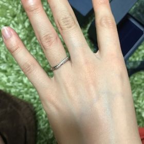 【銀座ダイヤモンドシライシの口コミ】 色々なブランドのものを試着させて頂きましたが、店舗の方が「これがナン…