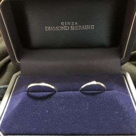 【銀座ダイヤモンドシライシの口コミ】 常に付けていたいのでシンプルなものから選びました。シンプルだが、少し…