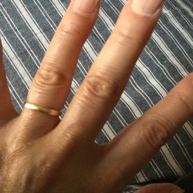 【OCTAVE(オクターヴ)の口コミ】 シンプルなものを探してました。今回の銀婚式の記念になりました。内側に…