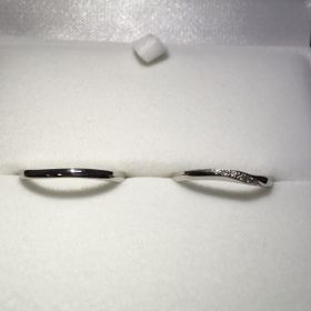 【festaria bijou SOPHIA(フェスタリア ビジュソフィア)の口コミ】 エンゲージリングは桜をイメージしたデザインになっていて、ちょうど4月ご…