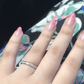 【ラザール ダイヤモンド(LAZARE DIAMOND)の口コミ】 主人の希望のストレート、私の希望のハーフエタニティで探していたところ…