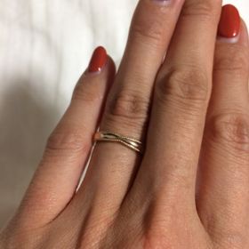 【ケイウノ ブライダル(K.UNO BRIDAL)の口コミ】 色々な指輪を見学していくうちに、自分の中でこういうデザインにしたい！…