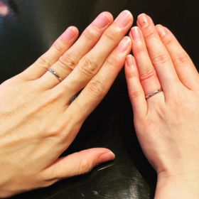 【ケイウノ ブライダル(K.UNO BRIDAL)の口コミ】 指輪の種類が豊富で、同じような指輪の中でも、形や太さなどが違う物も沢…