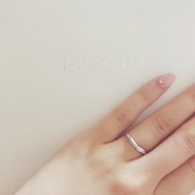 【アイプリモ(I-PRIMO)の口コミ】 元々石の入っていないシンプルなデザインと悩んでいましたが試着してみる…