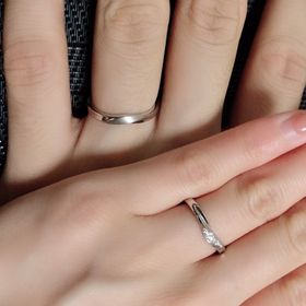 【銀座ダイヤモンドシライシの口コミ】 とてもはめごこちが良く、良いフィット感でした。
V字タイプをはめた時が…