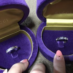 【グッチ(GUCCI)の口コミ】 結婚指輪は始めからグッチで！と決めていました。
・シンプルで
・刻印が…