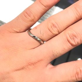 【エクセルコダイヤモンド(EXELCO DIAMOND)の口コミ】 3点セットではないのですが、マリッジリングリングはお互い別のものにしま…
