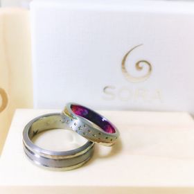 【SORA(ソラ)の口コミ】 様々な素材の金属を利用したオリジナルデザイン、カラーの指輪を作れ、ま…