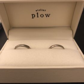 【atelier plow(アトリエプラウ)】の口コミ インスタグラムで見つけて、結婚指輪はこちらで作りたいと以前から決めてい...