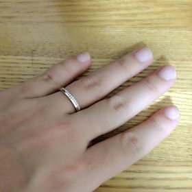 【canal4℃(カナルヨンドシー)の口コミ】 太く短い指がコンプレックスで指輪が嫌いな私に、それでも似合うよう華奢…