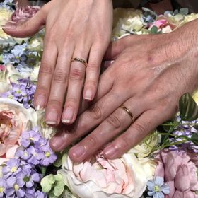 【アイプリモ(I-PRIMO)の口コミ】 たくさんの指輪を見ましたが、イエローゴールドの輝きと美しさが際立って…