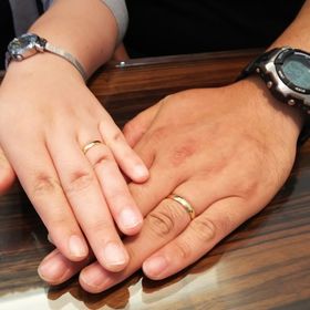 【LUCIE(ルシエ)の口コミ】 シンプルな金の指輪が２人して欲しかったので、理想なのがあった時に、こ…