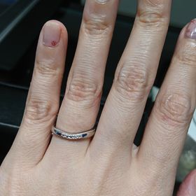 【エクセルコダイヤモンド(EXELCO DIAMOND)の口コミ】 ダイヤモンドの質はもちろんでふが、ミル打ちがとにかく美しく、バランス…