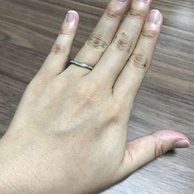 【カルティエ(Cartier)の口コミ】 昔から憧れだったカルティエの指輪、普段使いできるようエタニティにしま…