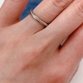 【銀座ダイヤモンドシライシの口コミ】 指輪にこだわりはなかったけれど、スタッフさんが私の好みを聞き出してく…