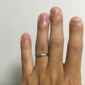 【アイプリモ(I-PRIMO)の口コミ】 指輪のデザインは、マットな感じがあり、しかも少しねじれており、オシャ…