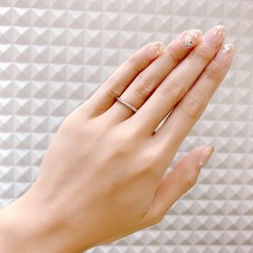 【アイプリモ(I-PRIMO)の口コミ】 つけた指輪の中で一番自分の指にフィットしていました。また、さりげない…