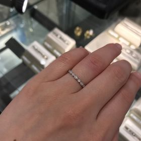 【agete(アガット)の口コミ】 マリッジリングとエンゲージリングがあります。レディースには「プラチナ…