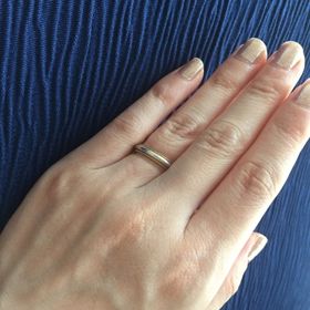【ティファニー(Tiffany & Co.)の口コミ】 すっきりしたデザインの中にもプラチナとゴールドが両方入っていて、華や…