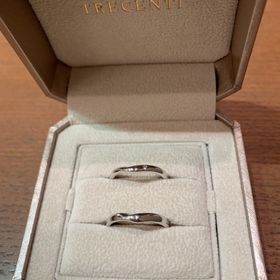 【TRECENTI(トレセンテ)の口コミ】 とにかくシンプルなもので互いにつけてすぐにペアだなとわかるデザインで…