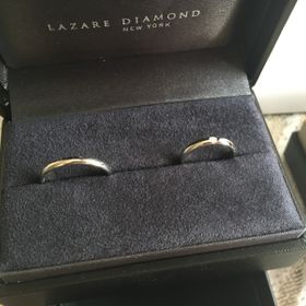 【ラザール ダイヤモンド(LAZARE DIAMOND)の口コミ】 他の店舗の指輪と比べてダイヤモンドの輝きが1番美しかったのが決めてです…