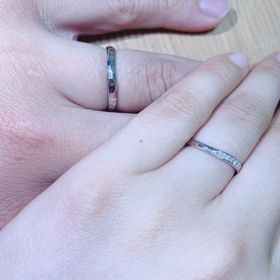 【BAUM(バーム)の口コミ】 いろんな指輪を見た中で、この指輪を見た瞬間一目惚れして、これに決めま…