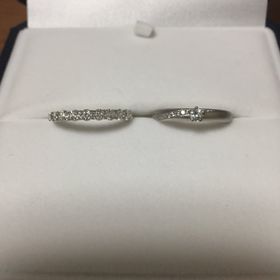 【festaria bijou SOPHIA(フェスタリア ビジュソフィア)の口コミ】 結婚指輪はキラキラしたタイプではないので傷が目立ちにくいというところ…