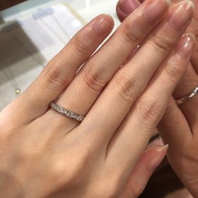 【TRECENTI(トレセンテ)の口コミ】 双子ダイヤモンドに惹かれて試着。付け心地が良く、長時間付けていても指…