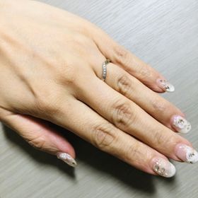 【GALA JEWELRY(ガラジュエリー)の口コミ】 理想の指輪のイメージが、プラチナでちょっとキラキラしてて、指が長く見…