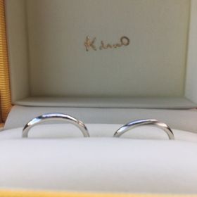 【ケイウノ ブライダル(K.UNO BRIDAL)の口コミ】 彼が職場の同僚からケイ・ウノをオススメされ、エンゲージリングを送って…