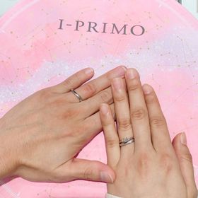 【アイプリモ(I-PRIMO)の口コミ】 婚約指輪を先に購入していたので、重ね付けして不自然にならないように注…