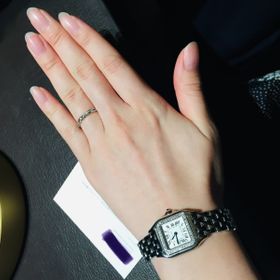 【ショーメ(CHAUMET)の口コミ】 婚約指輪は職場でつけられないので、毎日つけることのできる結婚指輪には…