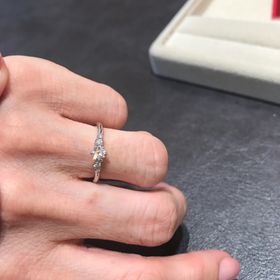 【TRECENTI(トレセンテ)の口コミ】 自分の指にどんなものが似合うかは、やはり実際につけてみないとわからな…