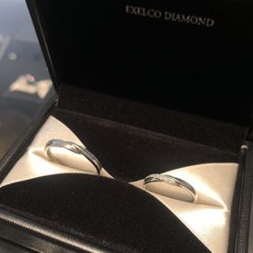 【エクセルコダイヤモンド(EXELCO DIAMOND)の口コミ】 マット加工がおしゃれでサイズが変えれるところに惹かれました！そしてき…