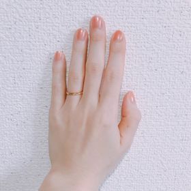 【アイプリモ(I-PRIMO)の口コミ】 シンプルなデザインが決めてです。普段、デザイン性のある、ゴツめの指輪…