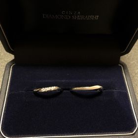 【銀座ダイヤモンドシライシの口コミ】 女性用…ダイヤの大きさ、数が多すぎず少なすぎないデザイン、程よ…