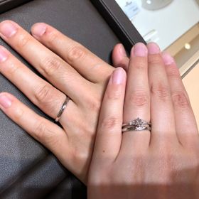 【アイプリモ(I-PRIMO)の口コミ】 二つともデザインがシンプル目で二人とも気に入った点と、店員の方が来店…