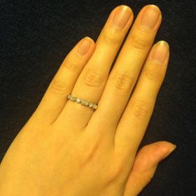 【ギンザタナカブライダル(GINZA TANAKA BRIDAL)の口コミ】 デザインが可愛くて即決でした！ネットやSNSで候補をみつけてから店舗をま…