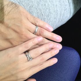 【アイプリモ(I-PRIMO)の口コミ】 婚約指輪をアイプリモさんで購入したので、そのまま結婚指輪も婚約指輪に…