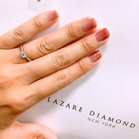【ラザール ダイヤモンド(LAZARE DIAMOND)の口コミ】 デザインが自分が思っていたのにぴったりでとっても素敵でした！ほかのブ…