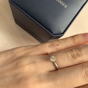 【銀座ダイヤモンドシライシの口コミ】 彼が選んでくれました。彼が選んでくれたこの店舗で結婚指輪も購入しよう…